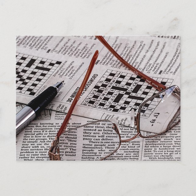Crossword Genius Vykort (Framsida)