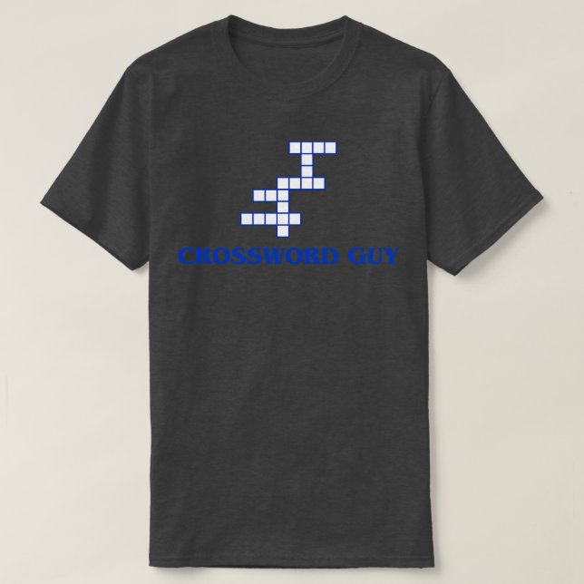Crossword Guy T Shirt (Design framsida)