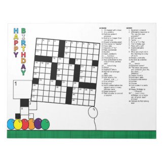 Crossword Puzzle (48 Clues) Anteckningsblock