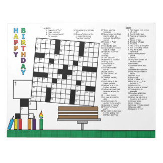 Crossword Puzzle (59 Clues) Anteckningsblock