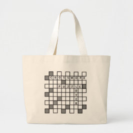 Crossword Puzzle Älskare Jumbo Tygkasse