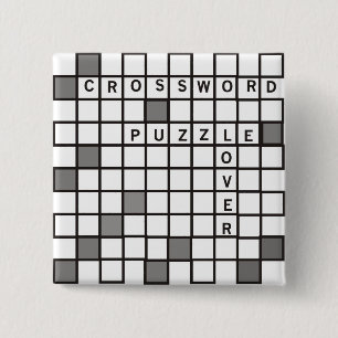 Crossword Puzzle Älskare Knapp