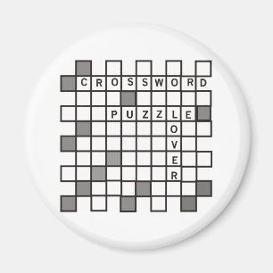 Crossword Puzzle Älskare Magnet