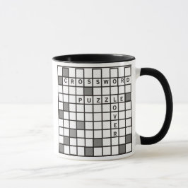 Crossword Puzzle Älskare Mugg
