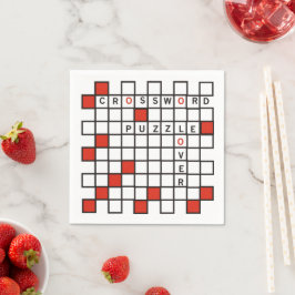 Crossword Puzzle Älskare Pappersservett