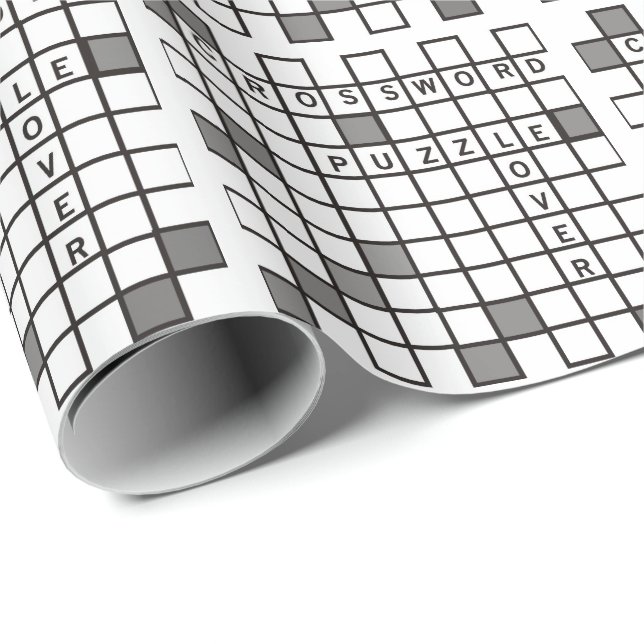 Crossword Puzzle Älskare Presentpapper (Rullad Hörn)