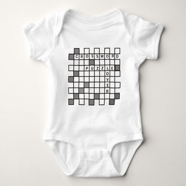 Crossword Puzzle Älskare T-shirt (Framsida)