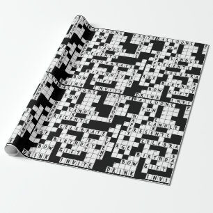 Crossword Puzzle-födelsedag Presentpapper