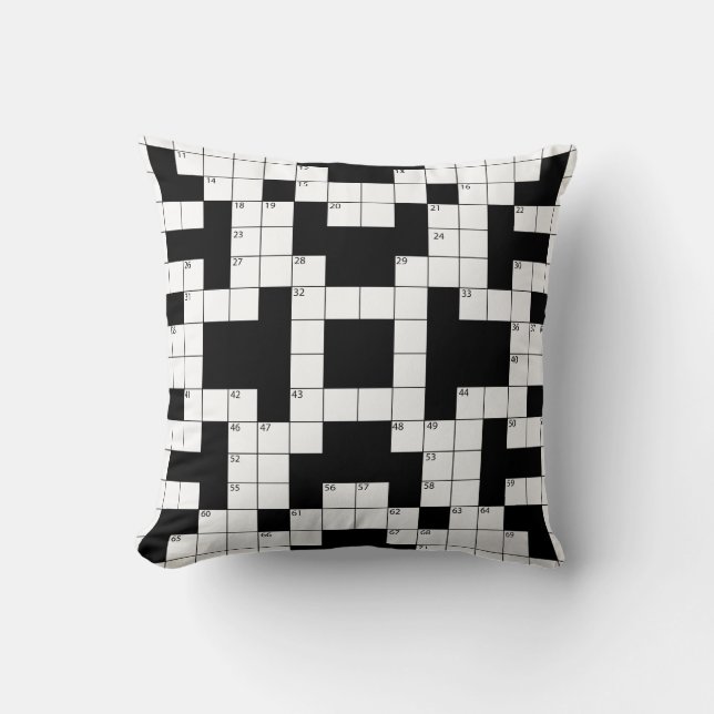 Crossword Puzzle Kudde (Framsida)
