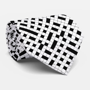 Crossword Puzzle Mönster Tie Slips