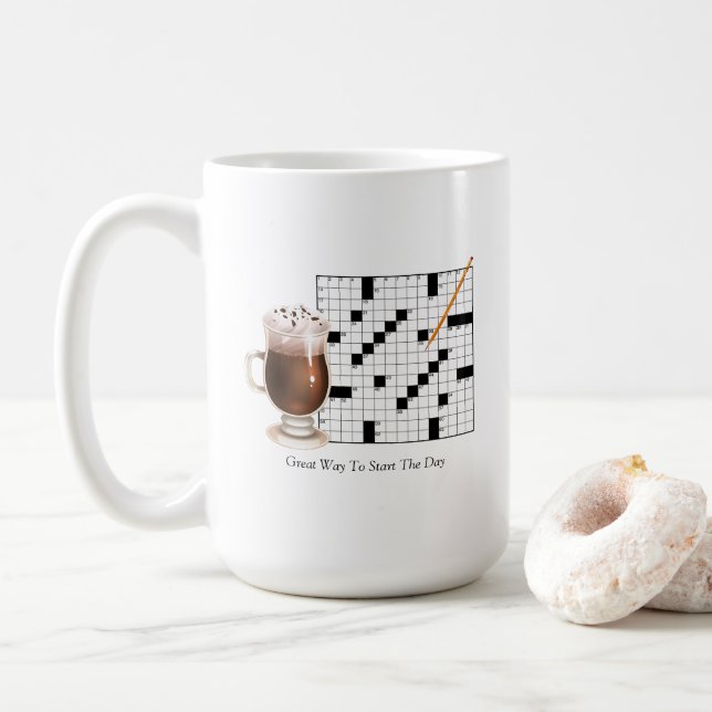 Crossword Puzzle Mugg (Med munk)
