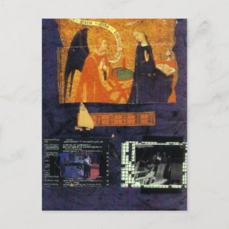 Crossword Puzzle och Angel Postcard Vykort