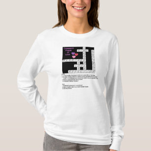 Crossword Puzzle of Kärlek Hoodie T Shirt