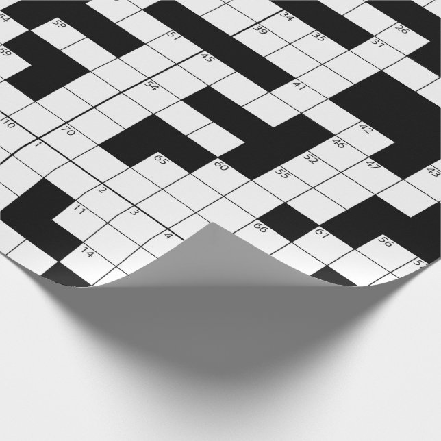 Crossword Puzzle Presentpapper (Hörn)