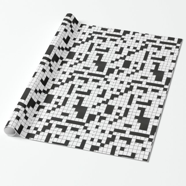 Crossword Puzzle Presentpapper (Utrullad)