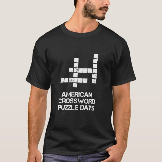 Crossword Puzzle T Shirt (Framsida)