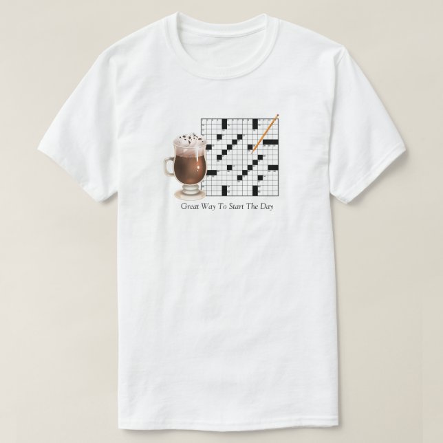 Crossword Puzzle T-Shirt (Design framsida)
