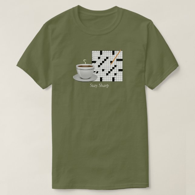 Crossword Puzzle T-Shirt (Design framsida)