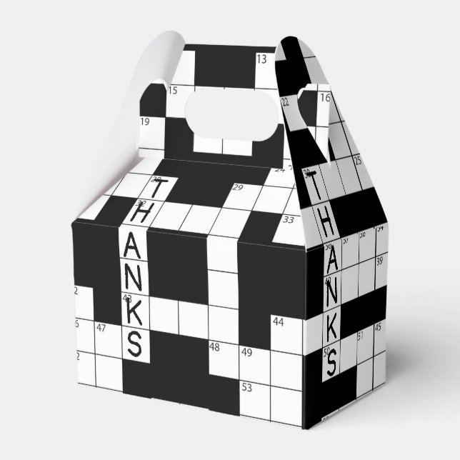 Crossword Puzzle Tack Presentaskar (Framsidan Sidan)