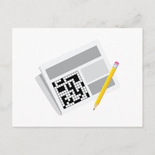 Crossword Puzzle Vykort