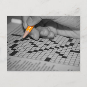 Crossword Puzzle Vykort