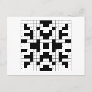 Crossword Puzzle Vykort
