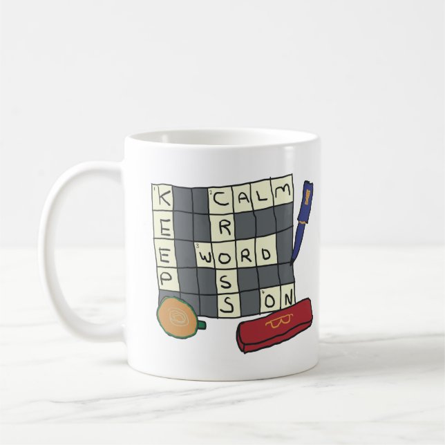 Crossword Puzzles Kaffemugg (Vänster)
