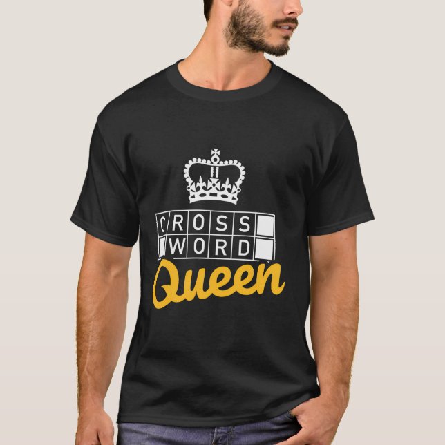 Crossword Queen T Shirt (Framsida)