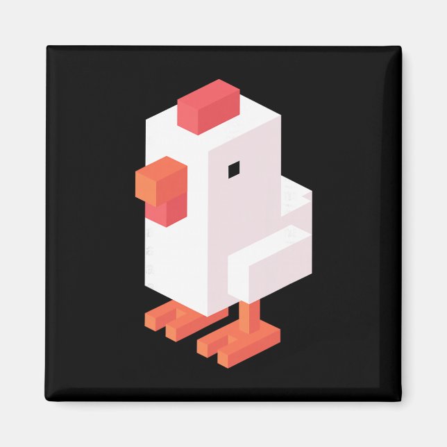 Crossy Road Kyckling Clic  Magnet (Framsidan)