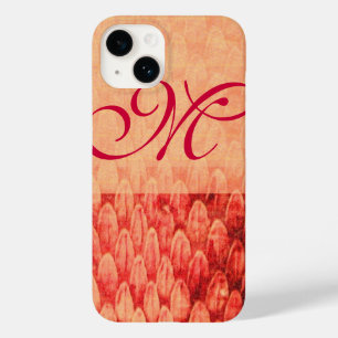 CROTALUS MONOGRAM Red rosa fuchsia