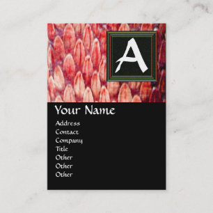 CROTALUS MONOGRAM VISITKORT