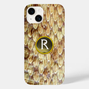 CROTALUS Prated Snake Skin Grått Gem Monogram