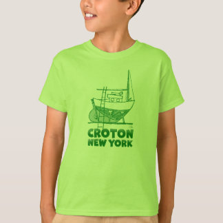 CROTON-ON-HUDSON SAILBOAT T SHIRT