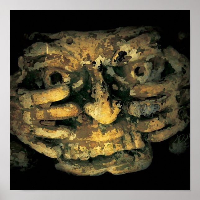 Crouching Sculpture Poster (Framsidan)