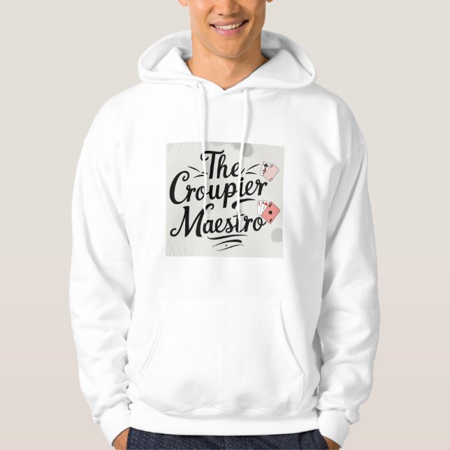 Croupiermästaren Hoodie (Framsida)