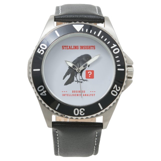 Crow Business Intelligence-analytiker Armbandsur (Framsida)