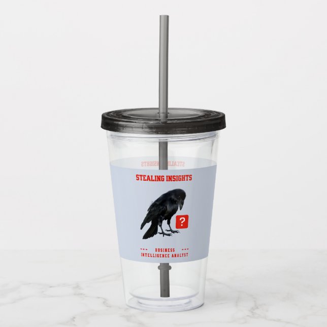Crow Business Intelligence-analytiker Take Away Mugg (Framsida)