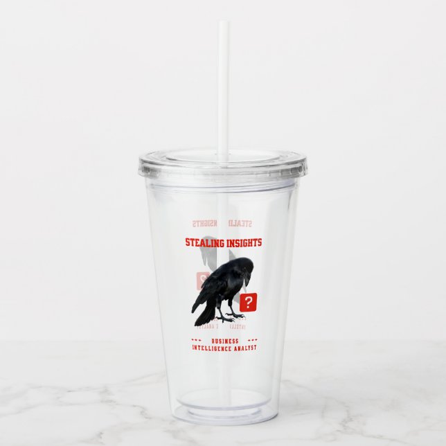 Crow Business Intelligence-analytiker Take Away Mugg (Framsida)