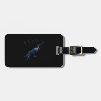 Crow, F-Caw-F Funny Bird Creative Casual Bagagebricka