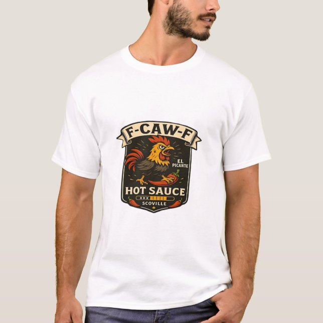 Crow Humor Funny Gothic F-Caw-F T Shirt (Framsida)