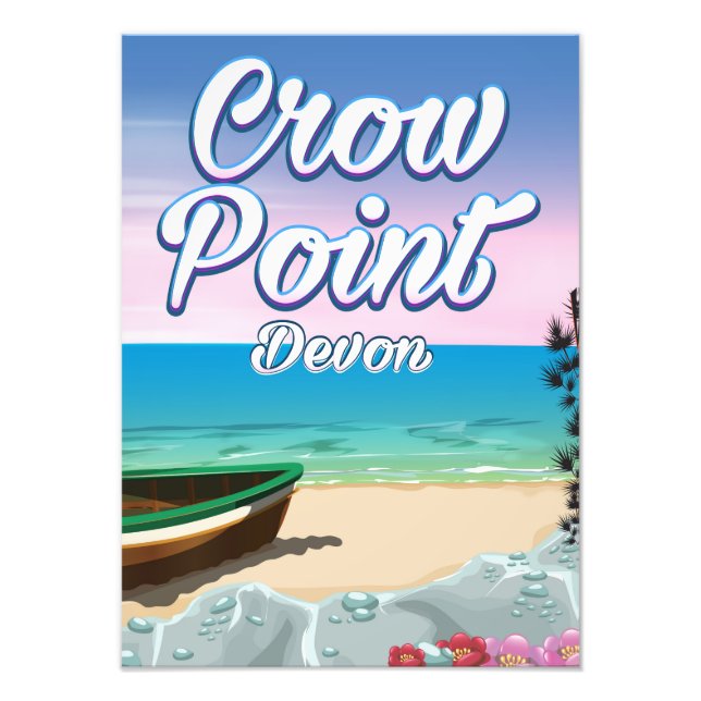 Crow Point, Devon Resematerial Fototryck (Framsidan)