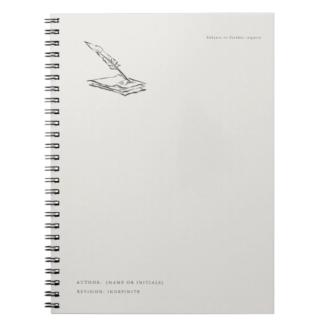 Crow-quilled page- Regency Correspondence Anteckningsbok (Framsidan)