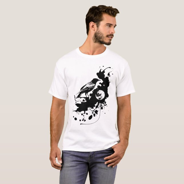 Crow T-shirt (Hel framsida)