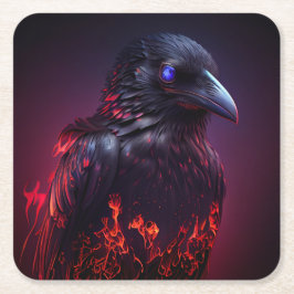 Crow Underlägg Papper Kvadrat