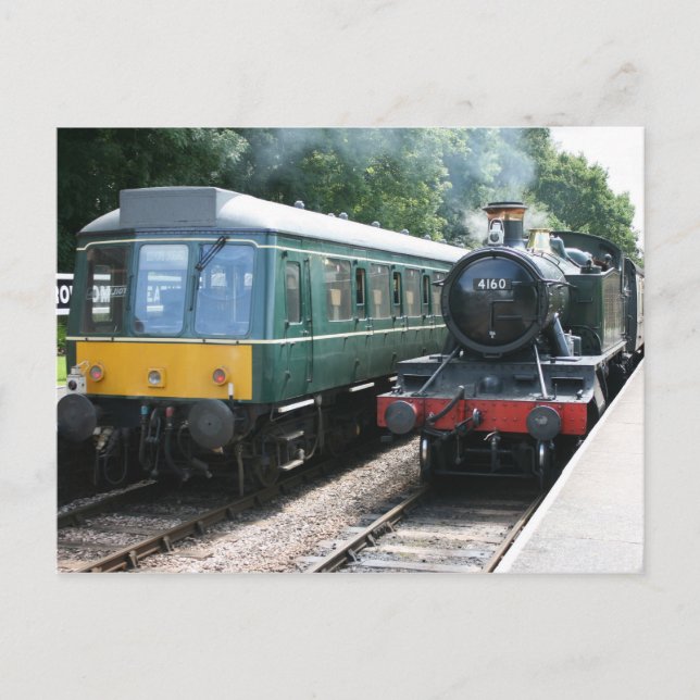 Crowcombe Heathfield station, WS Railway Vykort (Framsida)