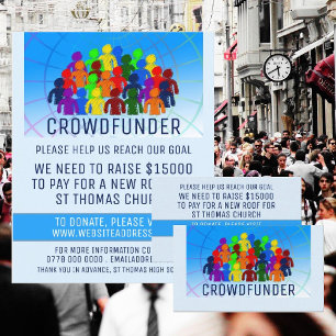 Crowd Design, Crowdfunder, folkfinansiering Reklamblad