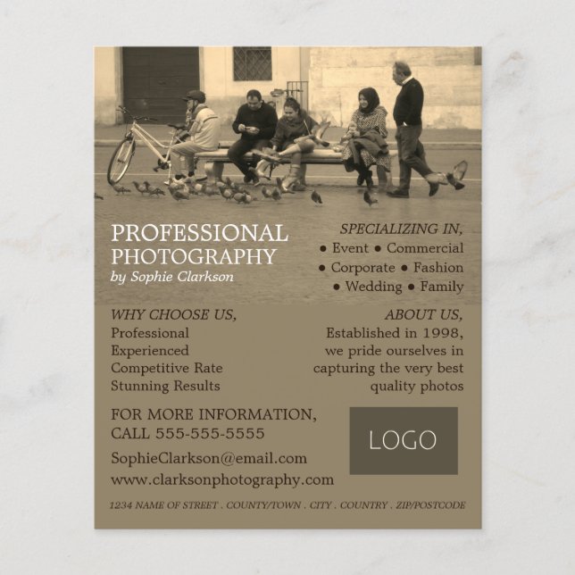 Crowd Porträtt, fotografi, fotouthyrning av fotogr Flygblad (Framsidan)