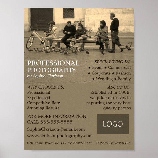 Crowd Porträtt, fotografi, fotouthyrning av fotogr Poster (Framsidan)