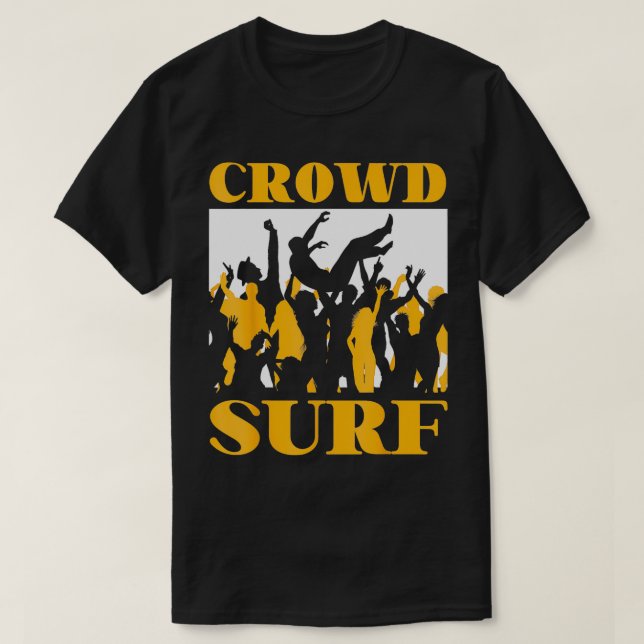 Crowd Surfa Crowd Surfing T Shirt (Design framsida)