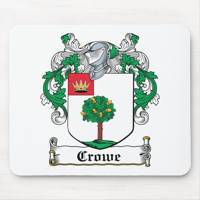 Crowe familjvapensköld musmatta (Framsidan)